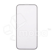 Защитное стекло "Матовое" для iPhone 15 Pro Черный (Закалённое, полное покрытие)