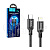 Кабель Type-C - Lightning Hoco X14 (3A, 20W, PD, оплетка нейлон, 2 м) Черный