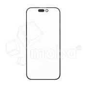 Стекло для переклейки iPhone 15 Pro Max в сборе с OCA пленкой Черный - OR (Feaglet)