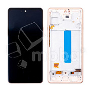 Дисплей для Samsung Galaxy A53 5G (A536B) модуль с рамкой Оранжевый - (OLED) (Full Size)