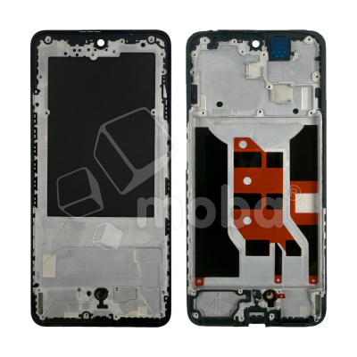 Рамка дисплея для OPPO Reno 12 F 4G (CPH2687) Черный (возможен дефект ЛКП)