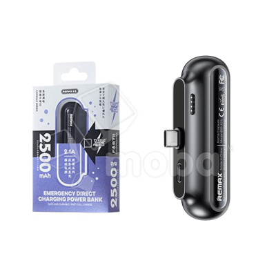 Внешний Аккумулятор (Power Bank) с разъемом Type-C Remax RPP-575 2500 mAh (15W) Черный