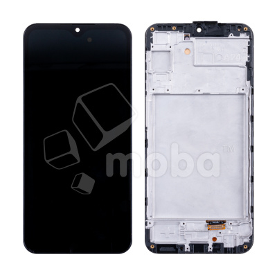 Дисплей для Samsung Galaxy A24 4G (A245F) модуль с рамкой Черный - (OLED)
