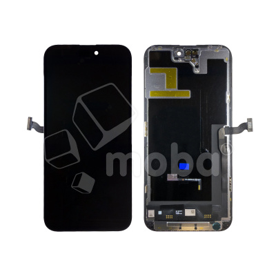 Дисплей для iPhone 14 Pro Max (A2895) в сборе с тачскрином Черный - (Hard OLED) Стандарт (площадка под IC)