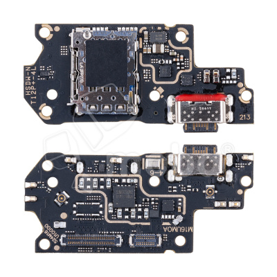 Шлейф для Xiaomi Redmi Note 12 Pro+ (221013164UG) плата на системный разъем/разъем SIM/микрофон