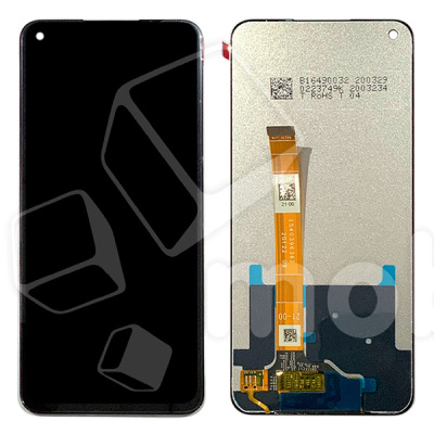 Дисплей для Realme 6 (RMX2001) в сборе с тачскрином Черный - Оптима