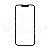Стекло для переклейки iPhone 13/13 Pro в сборе с OCA пленкой Черный - OR (Mitsubishi)